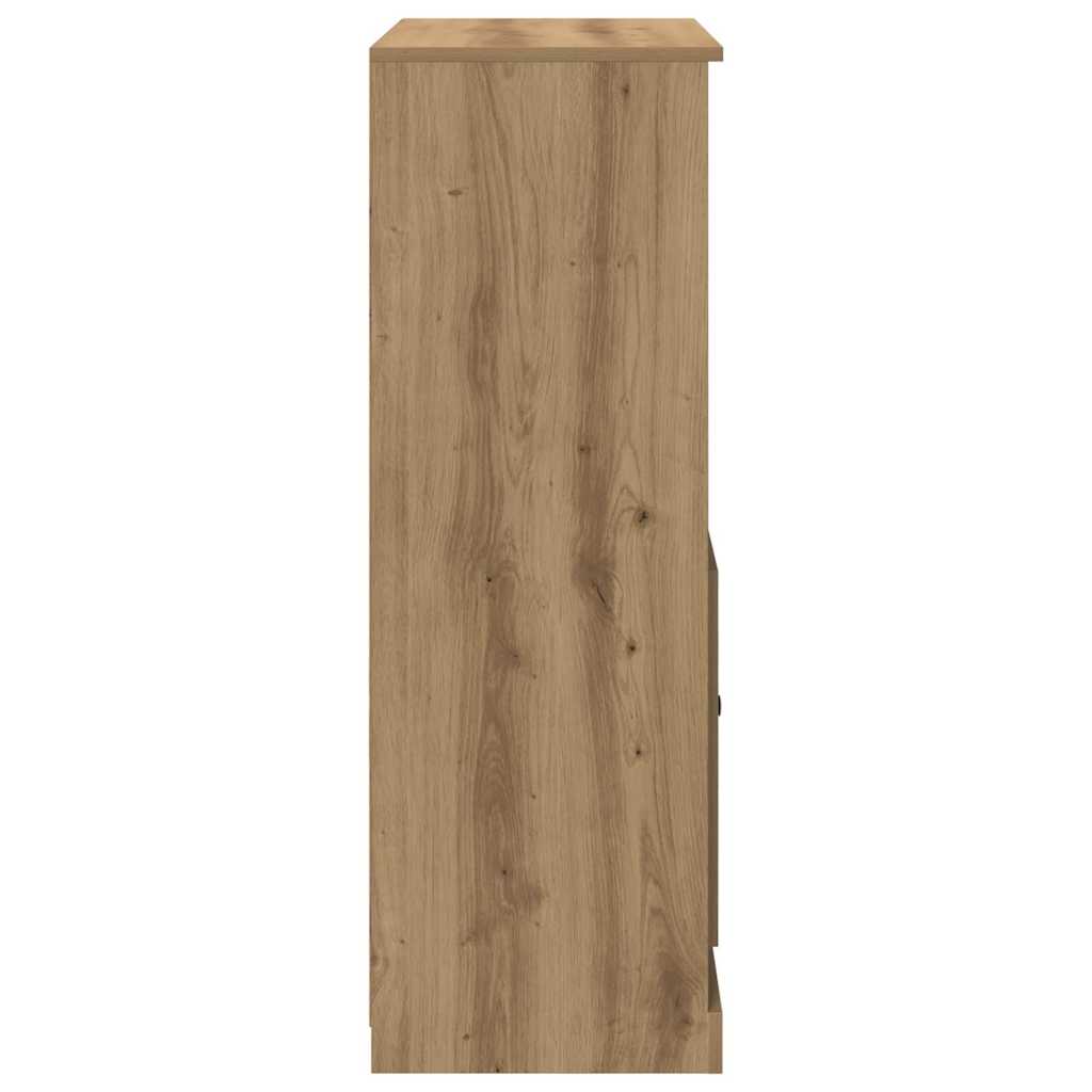 vidaXL Ντουλάπι Αρτισιανή Δρυς 60x35,5x103,5 εκ από Επεξεργασμένο Ξύλο