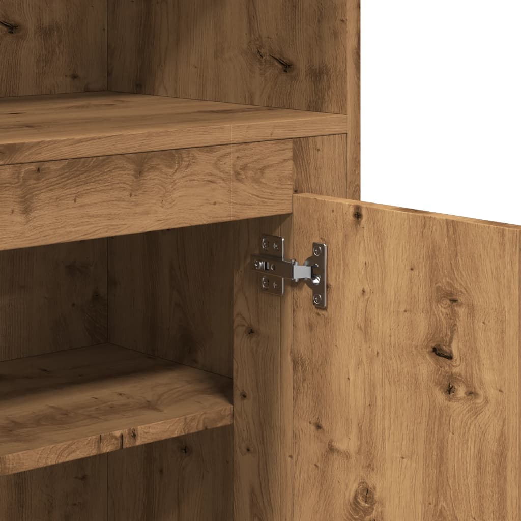 vidaXL Ντουλάπι Αρτισιανή Δρυς 60x35,5x103,5 εκ από Επεξεργασμένο Ξύλο