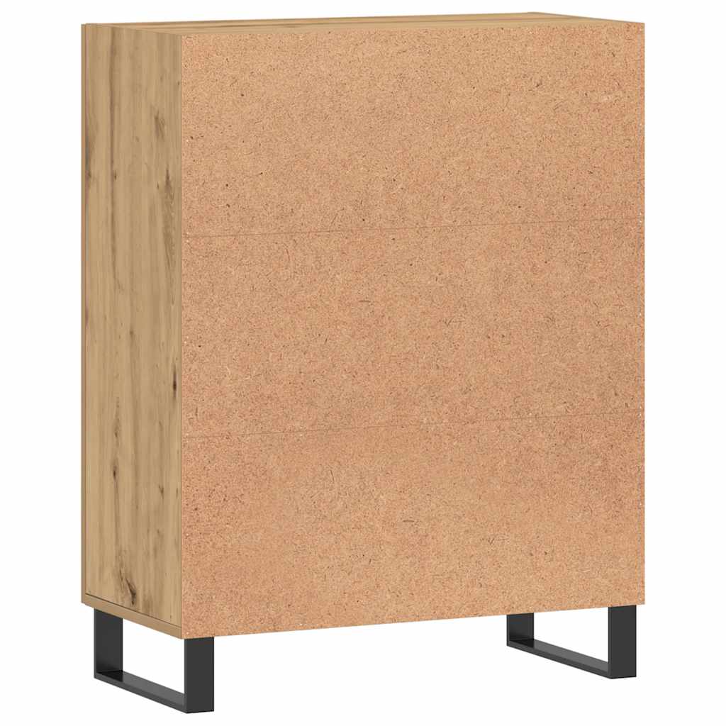 vidaXL Ντουλάπι τεχνίτης Δρυς 69,5 x 34 x 90 εκ. Επεξεργασμένο Ξύλο