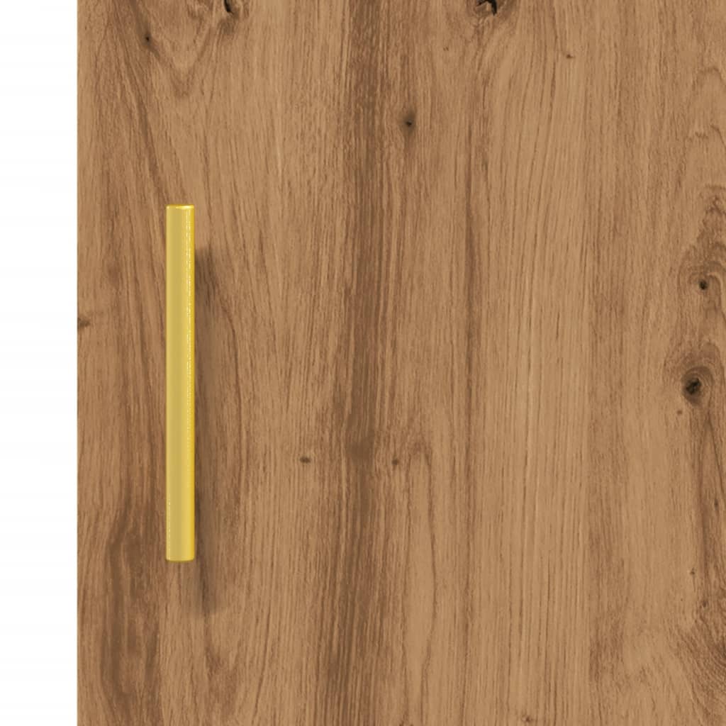 vidaXL Ντουλάπι Αρτισιανή Δρυς 34,5 x 34 x 90 εκ. Επεξεργασμένο Ξύλο