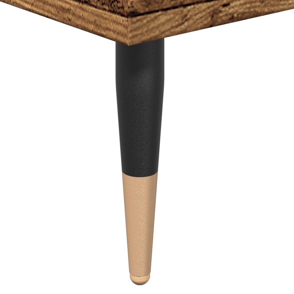 vidaXL Ντουλάπι μπάνιου Παλιό ξύλο 30x30x190 cm Κατασκευασμένο ξύλο