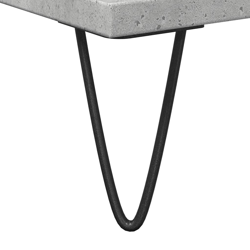 vidaXL Ντουλάπι Μπάνιου Γκρι Σκυροδέματος 80x33x60 εκ. Επεξ. Ξύλο