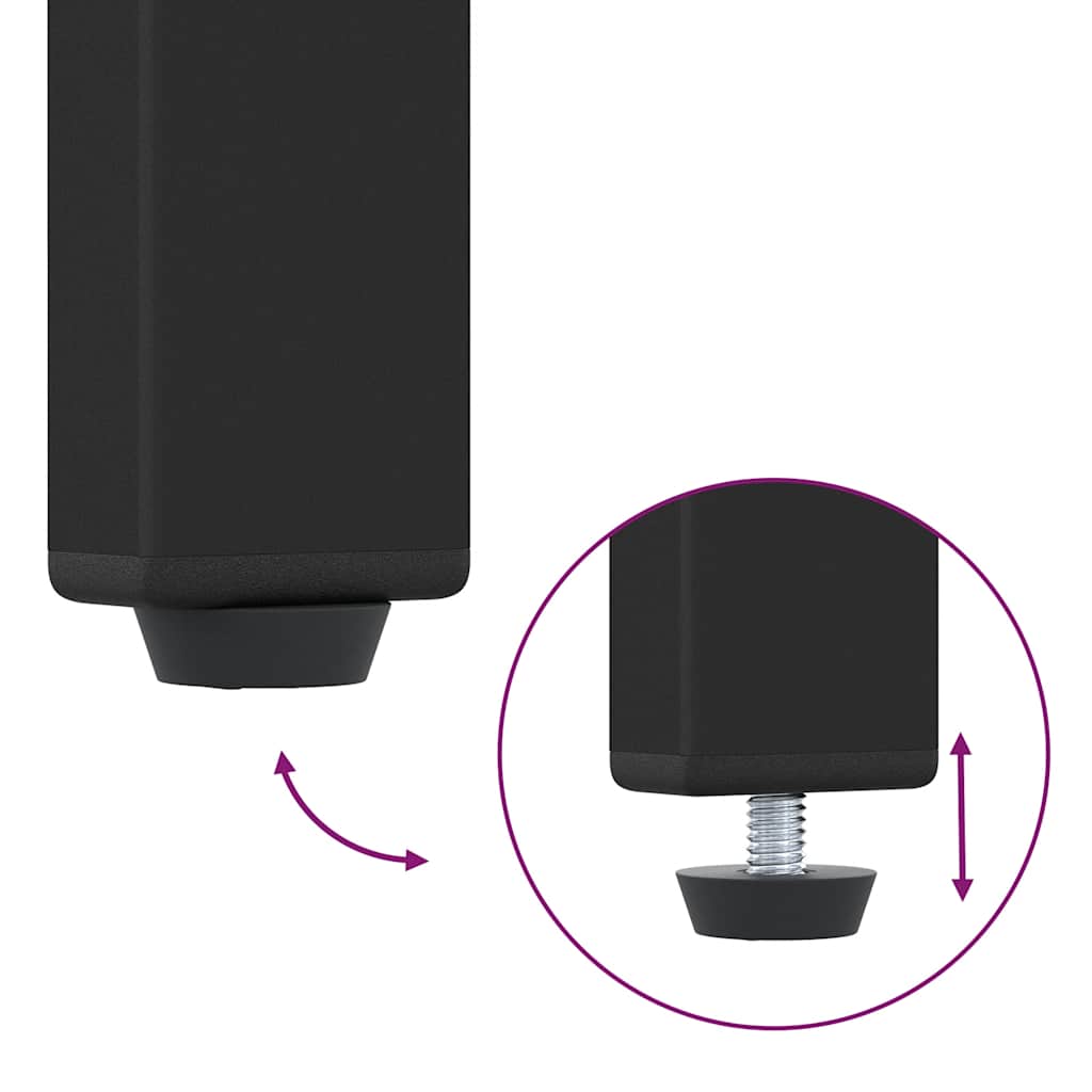 vidaXL Κομοδίνα 2 τεμάχια Artisan Oak 41x31x80 cm Κατασκευασμένο ξύλο