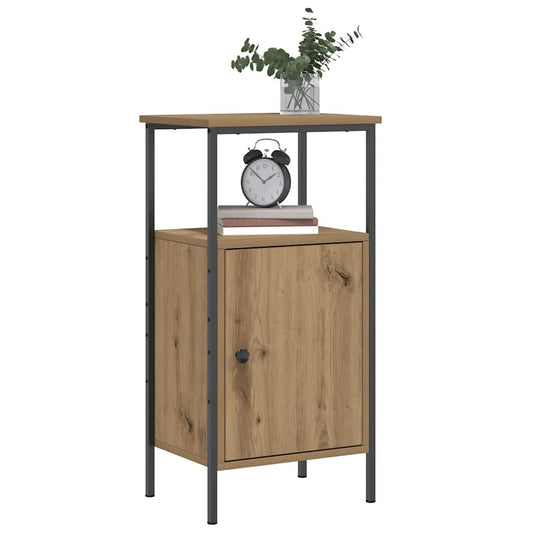 vidaXL Κομοδίνα 2 τεμάχια Artisan Oak 41x31x80 cm Κατασκευασμένο ξύλο