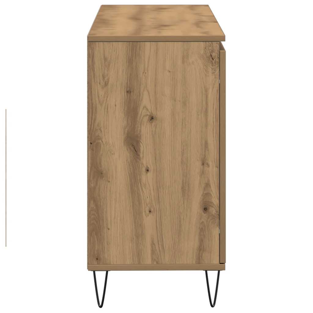 vidaXL Μπουφές Δρυς τεχνίτης 101,5 x 35 x 70 εκ. από Επεξεργασμένο Ξύλο