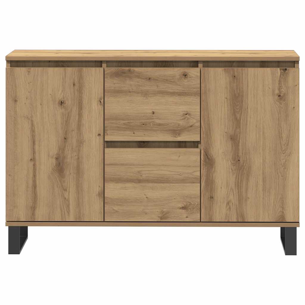 vidaXL Μπουφές Δρυς τεχνίτης 101,5 x 35 x 70 εκ. από Επεξεργασμένο Ξύλο