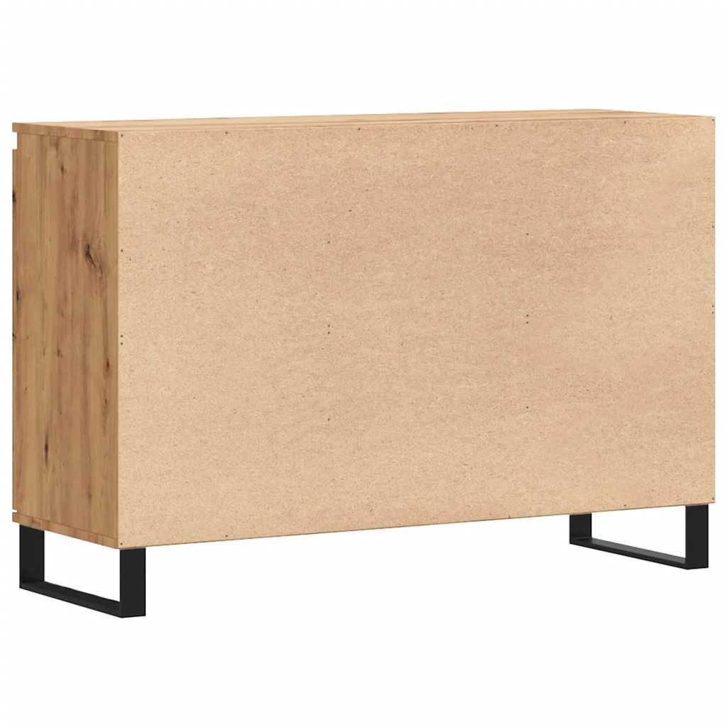 vidaXL Μπουφές Δρυς τεχνίτης 101,5 x 35 x 70 εκ. από Επεξεργασμένο Ξύλο
