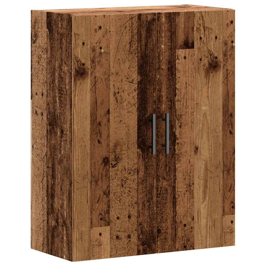 vidaXL Επίτοιχο ντουλάπι Παλιό ξύλο 69,5x34x90 cm