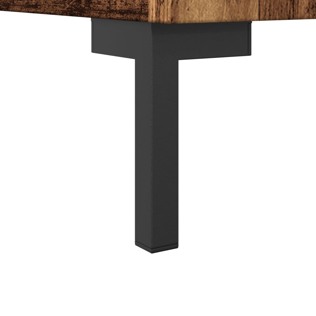 vidaXL Ντουλάπι Παλαιό Ξύλο 90 x 34 x 80 εκ. από Επεξεργασμένο Ξύλο