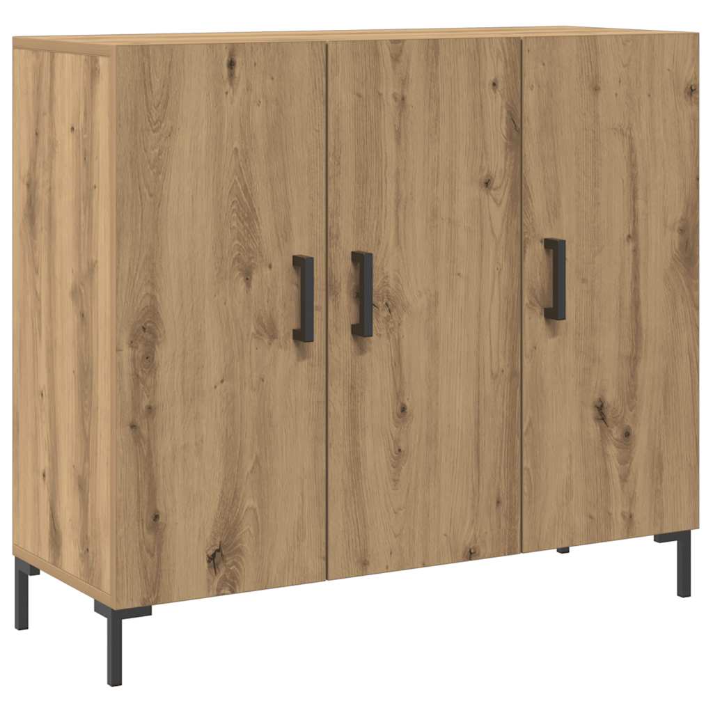 vidaXL Ντουλάπι Αρτισιανή Δρυς 90 x 34 x 80 εκ. από Επεξεργασμένο Ξύλο
