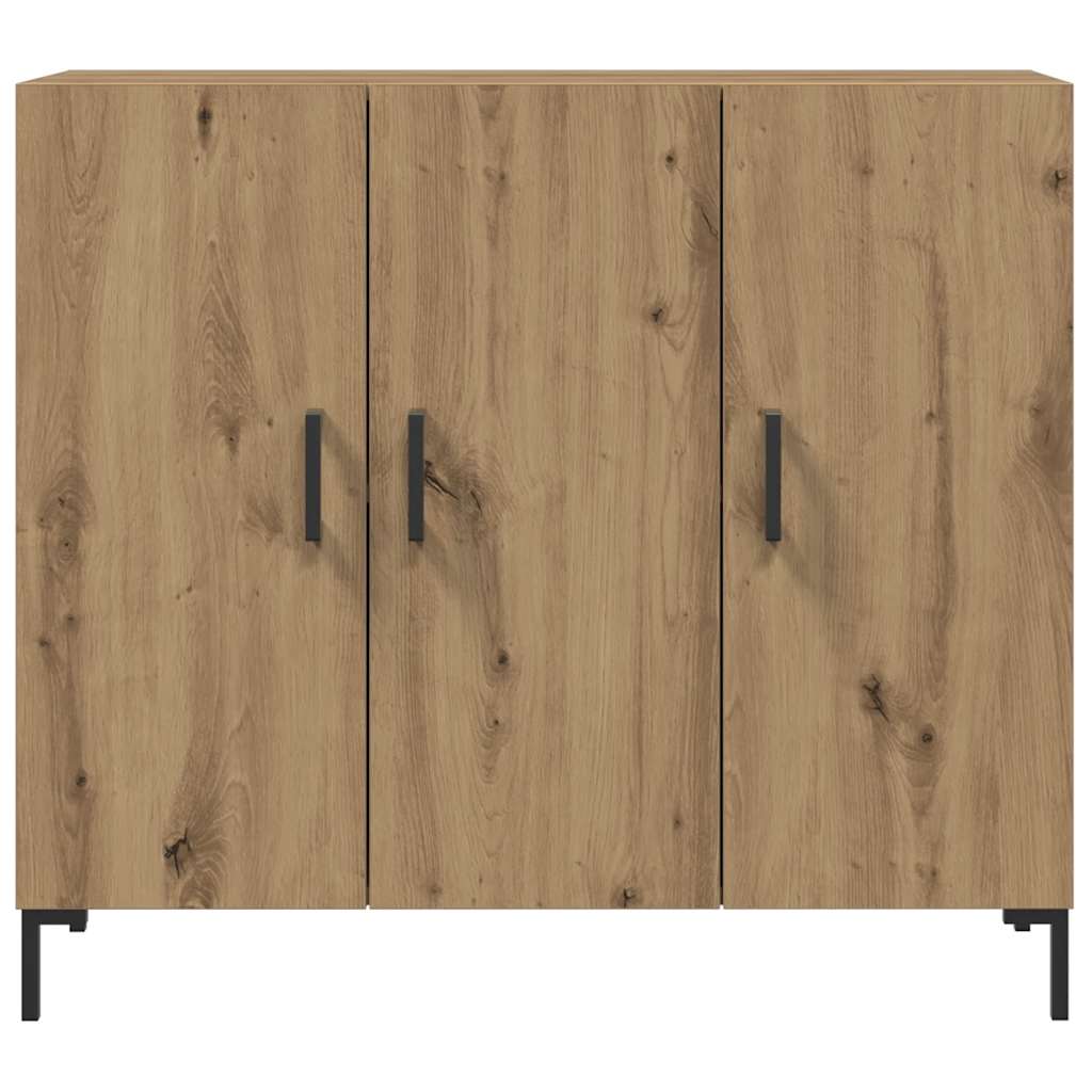 vidaXL Ντουλάπι Αρτισιανή Δρυς 90 x 34 x 80 εκ. από Επεξεργασμένο Ξύλο