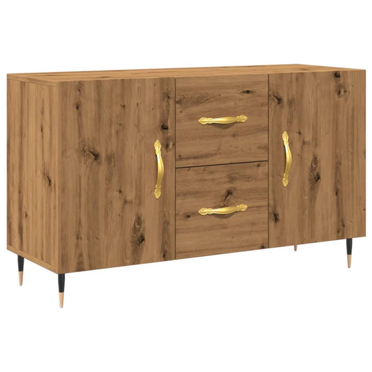 vidaXL Σκευοθήκη Δρυς τεχνίτης 100x36x60 cm Κατασκευασμένο ξύλο