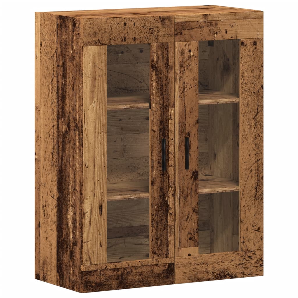 vidaXL Επίτοιχο ντουλάπι Παλιό ξύλο 69,5x34x90 cm