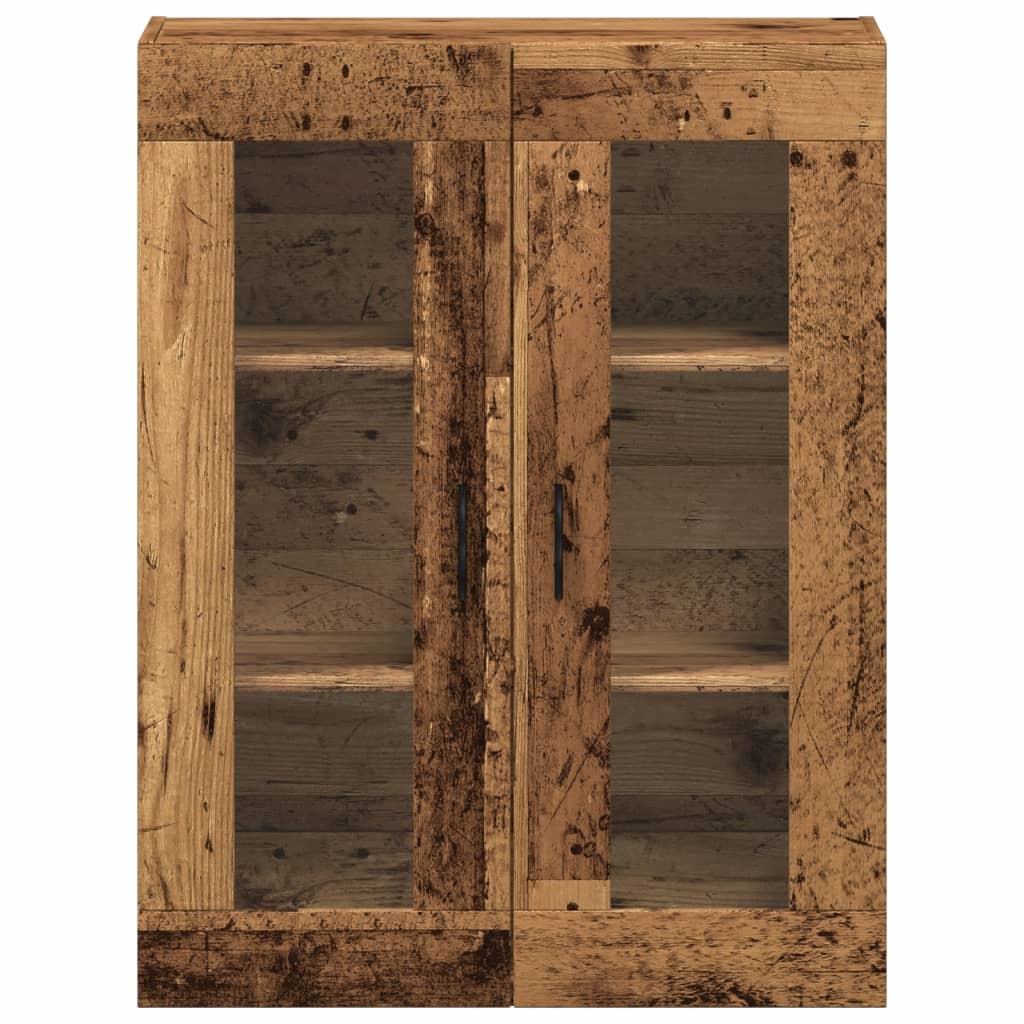 vidaXL Επίτοιχο ντουλάπι Παλιό ξύλο 69,5x34x90 cm