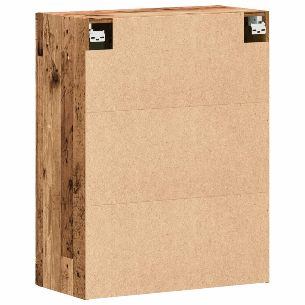 vidaXL Επίτοιχο ντουλάπι Παλιό ξύλο 69,5x34x90 cm