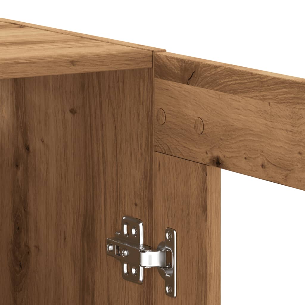 vidaXL Ντουλάπι τεχνίτης Δρυς 69,5 x 34 x 90 εκ. Επεξεργασμένο Ξύλο