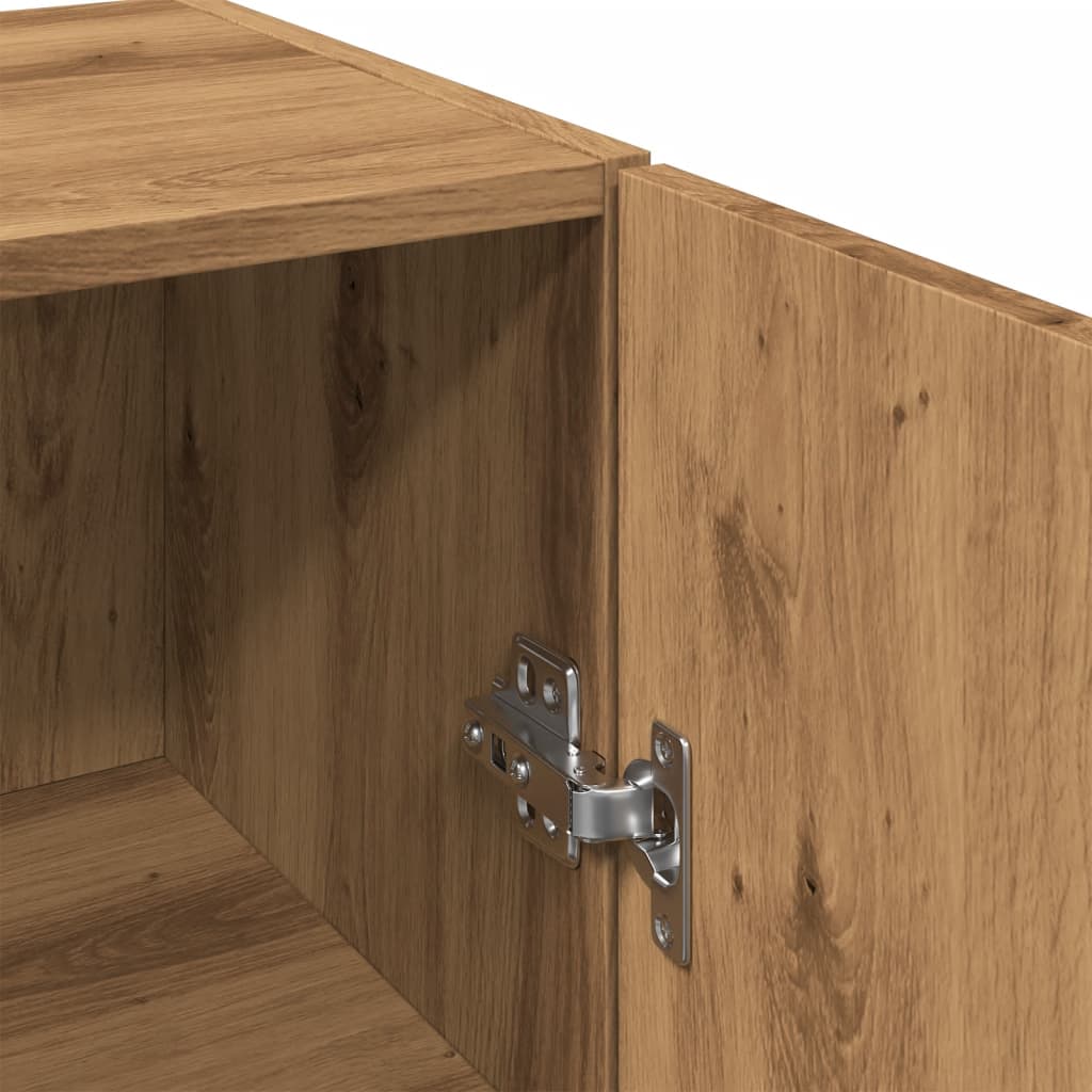 vidaXL Ντουλάπι Τοίχου Αρτισιανή Δρυς 34,5x34x90 εκ. από Επεξεργ. Ξύλο