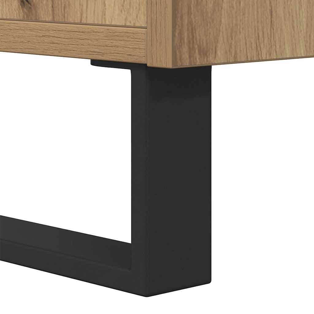 vidaXL Τραπεζάκι Σαλονιού Αρτισιανή Δρυς 90x50x36,5εκ Επεξεργασμ. Ξύλο