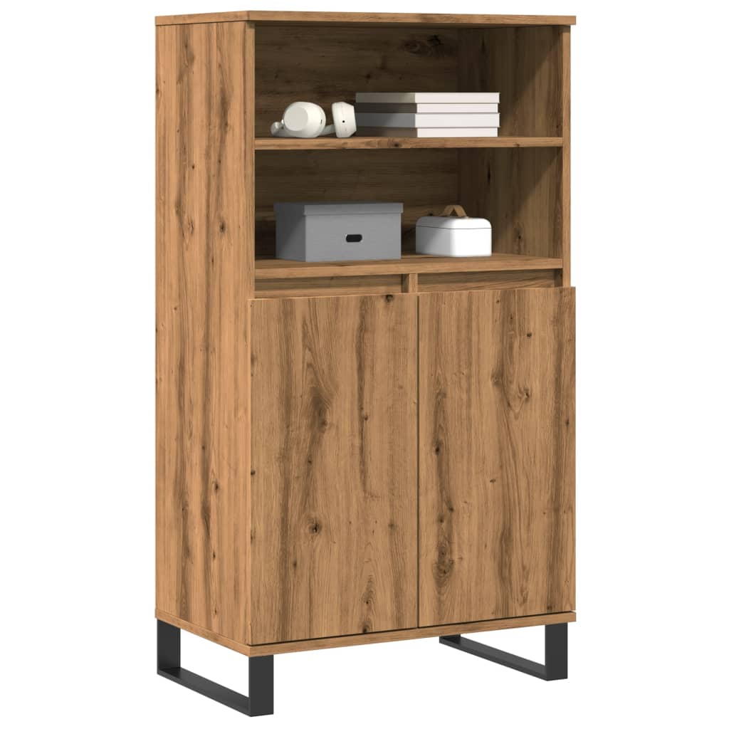 vidaXL Ντουλάπι Τεχνίτης Δρυς 60 x 36 x 110 εκ. από Επεξεργασμένο Ξύλο
