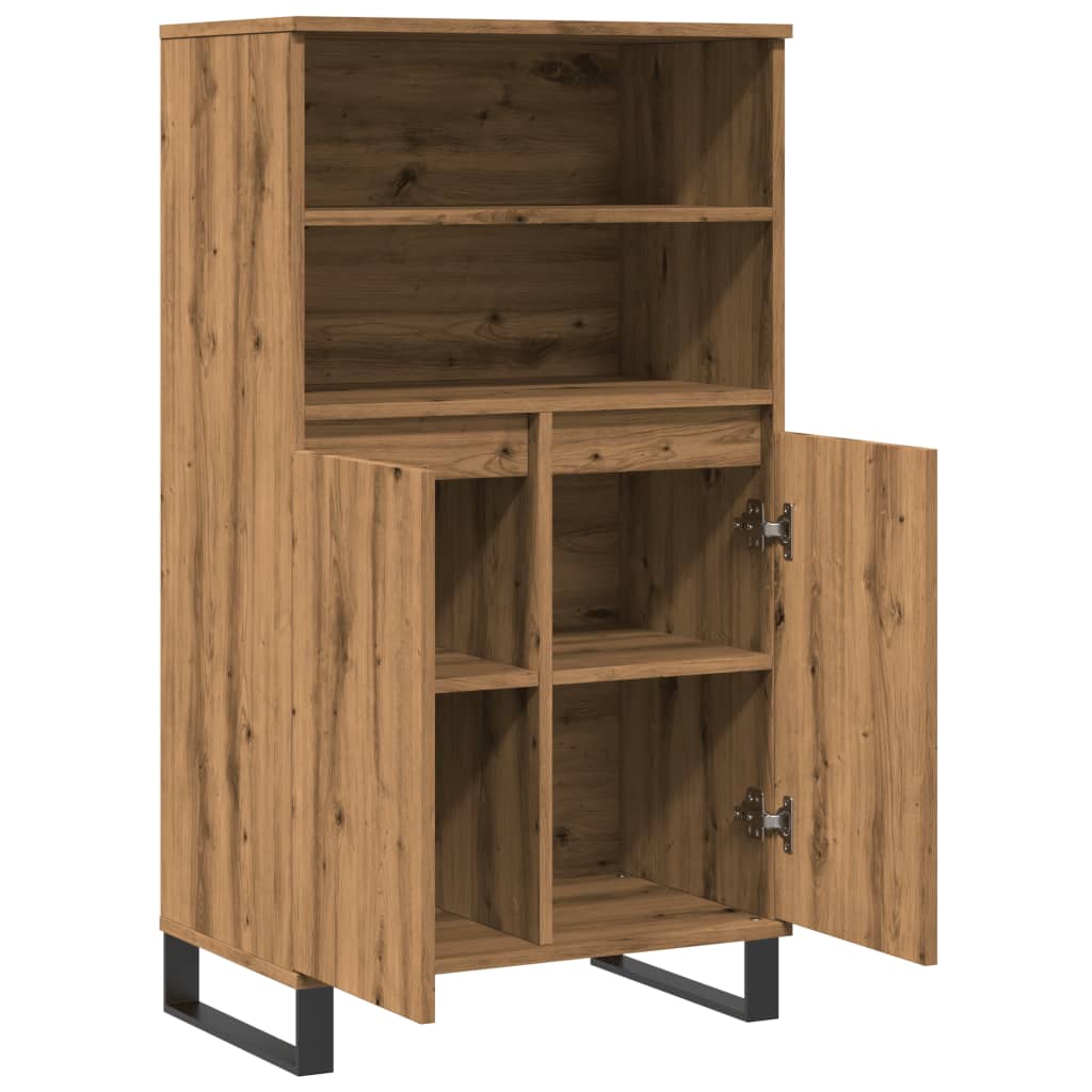 vidaXL Ντουλάπι Τεχνίτης Δρυς 60 x 36 x 110 εκ. από Επεξεργασμένο Ξύλο