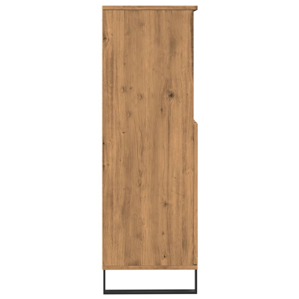 vidaXL Ντουλάπι Τεχνίτης Δρυς 60 x 36 x 110 εκ. από Επεξεργασμένο Ξύλο