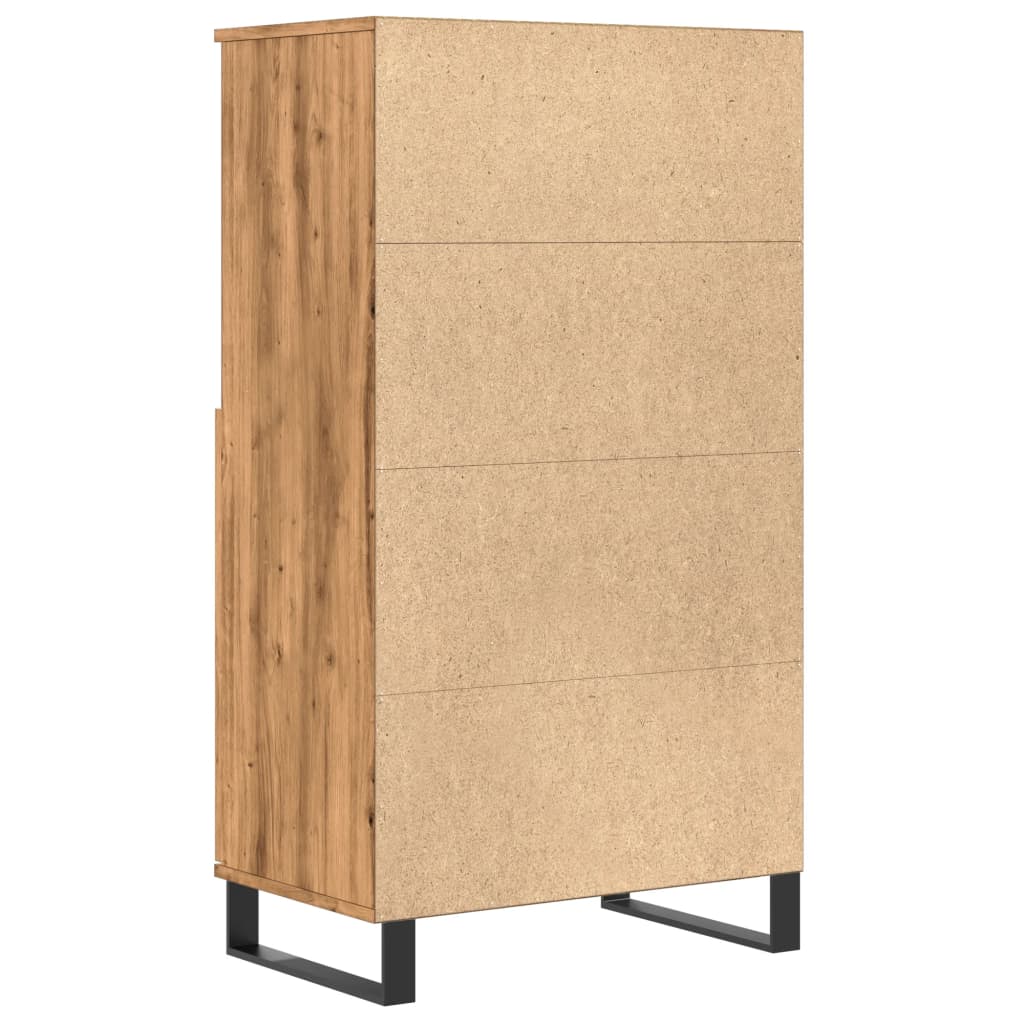 vidaXL Ντουλάπι Τεχνίτης Δρυς 60 x 36 x 110 εκ. από Επεξεργασμένο Ξύλο