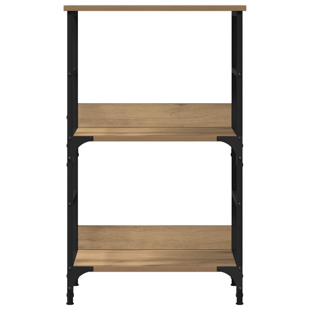 vidaXL Βιβλιοθήκη Αρτισιανή Δρυς 50x33x82 εκ. Επεξεργ. Ξύλο