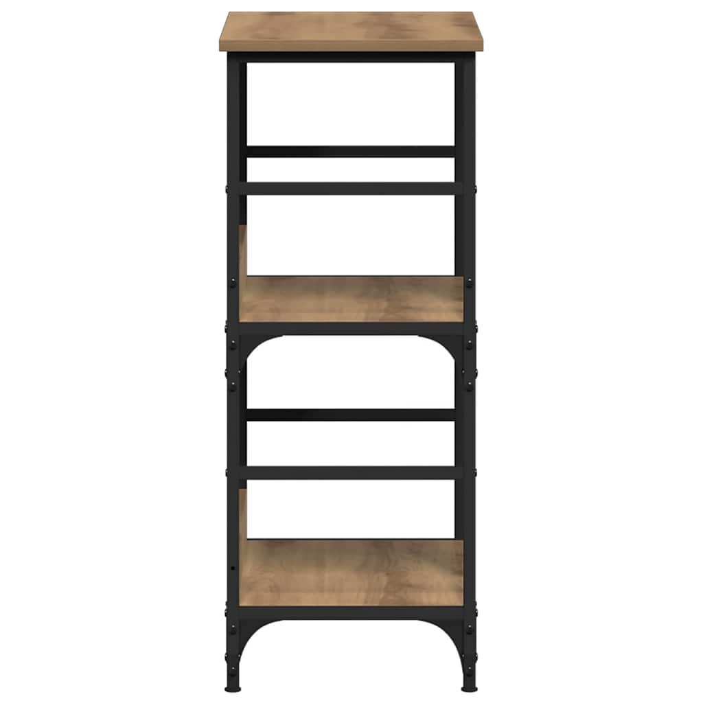 vidaXL Βιβλιοθήκη Αρτισιανή Δρυς 50x33x82 εκ. Επεξεργ. Ξύλο