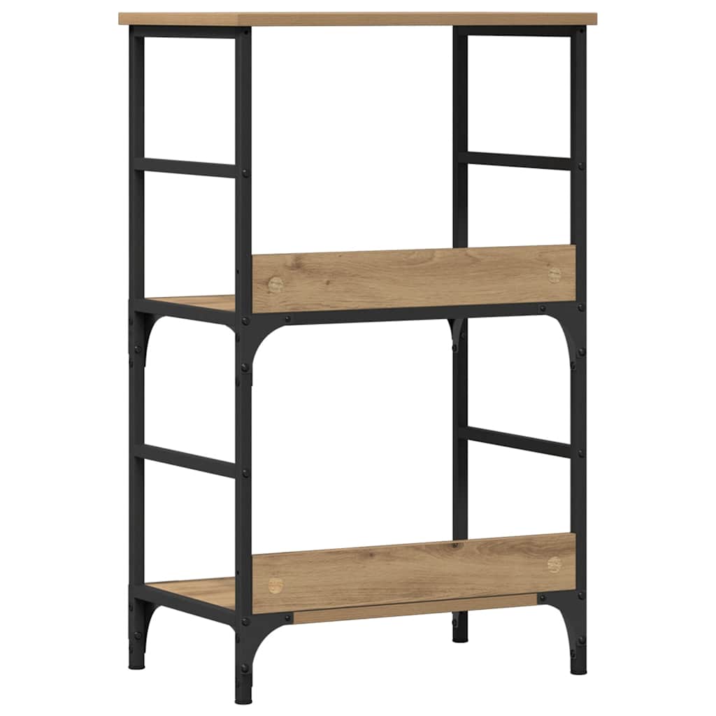 vidaXL Βιβλιοθήκη Αρτισιανή Δρυς 50x33x82 εκ. Επεξεργ. Ξύλο