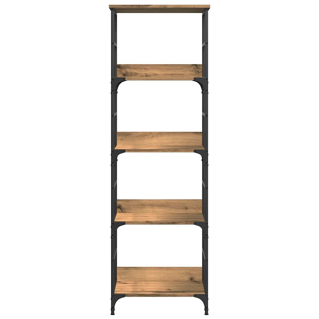 vidaXL Βιβλιοθήκη Τεχνίτης Δρυς 50x33x153 εκ. Επεξεργασμένο Ξύλο