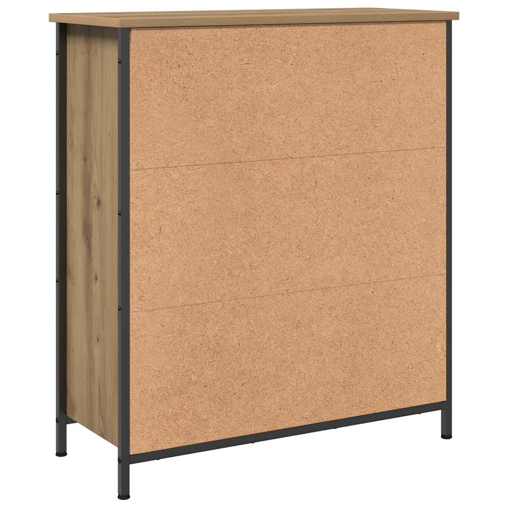 vidaXL Ντουλάπι Αρτισιανή Δρυς 70 x 30 x 80 εκ. από Επεξεργ. Ξύλο