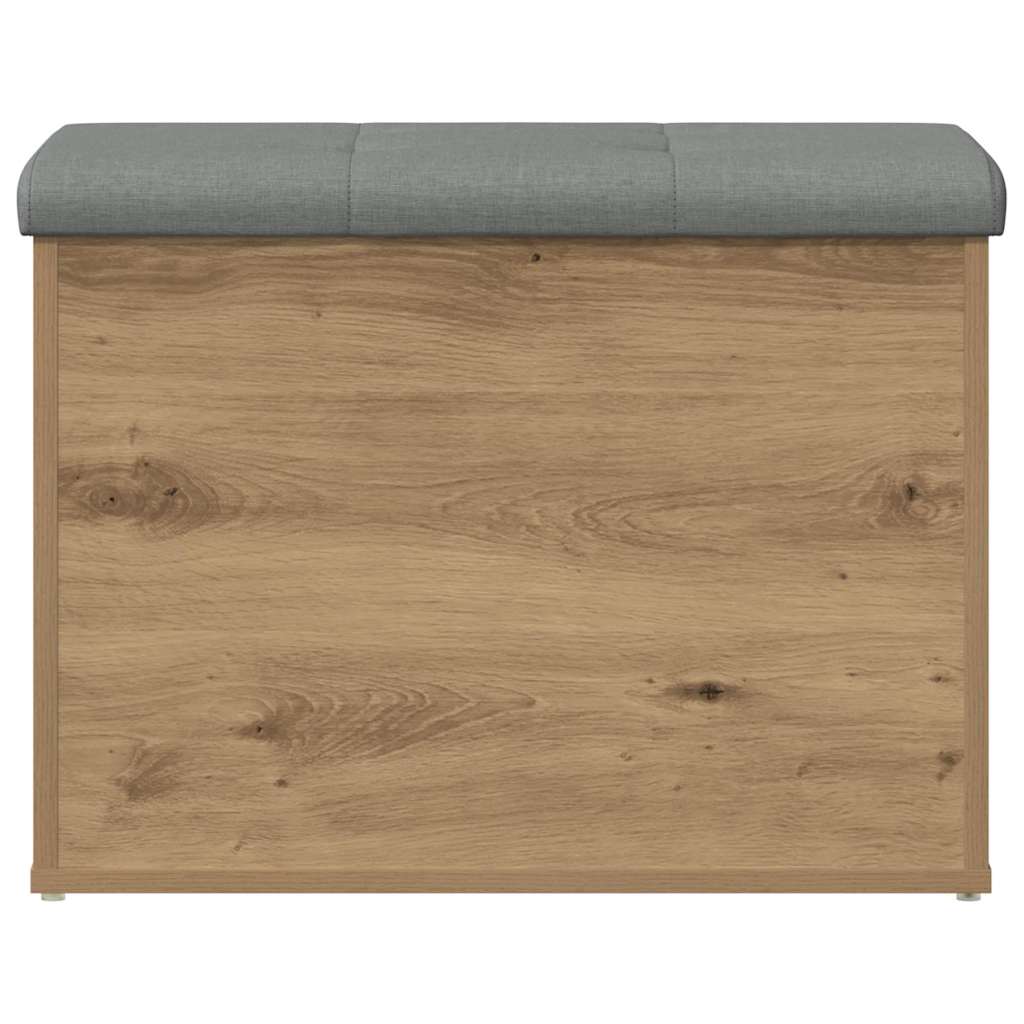 Πάγκος αποθήκευσης vidaXL Artisan Oak 62x42x45 cm Κατασκευασμένο ξύλο