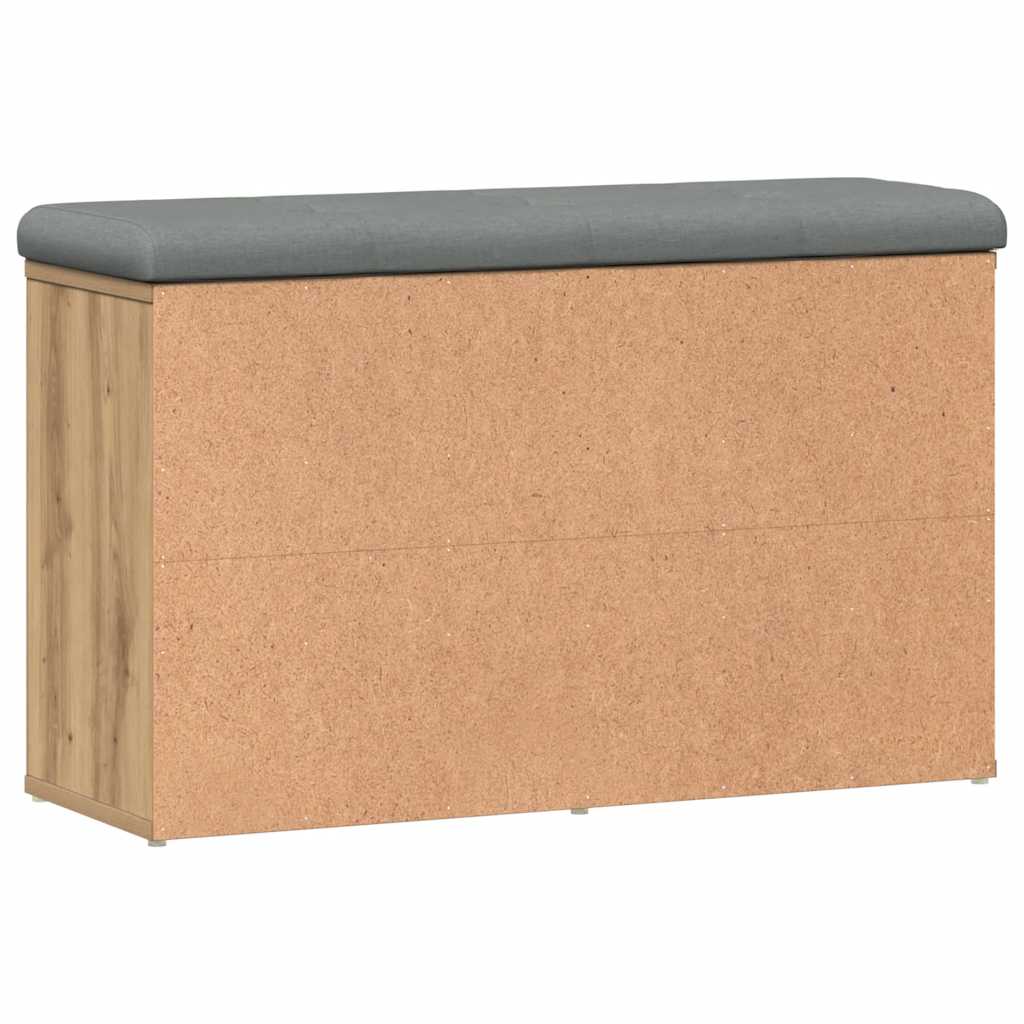 Πάγκος παπουτσιών vidaXL Artisan Oak 82x32x50 cm Κατασκευασμένο ξύλο