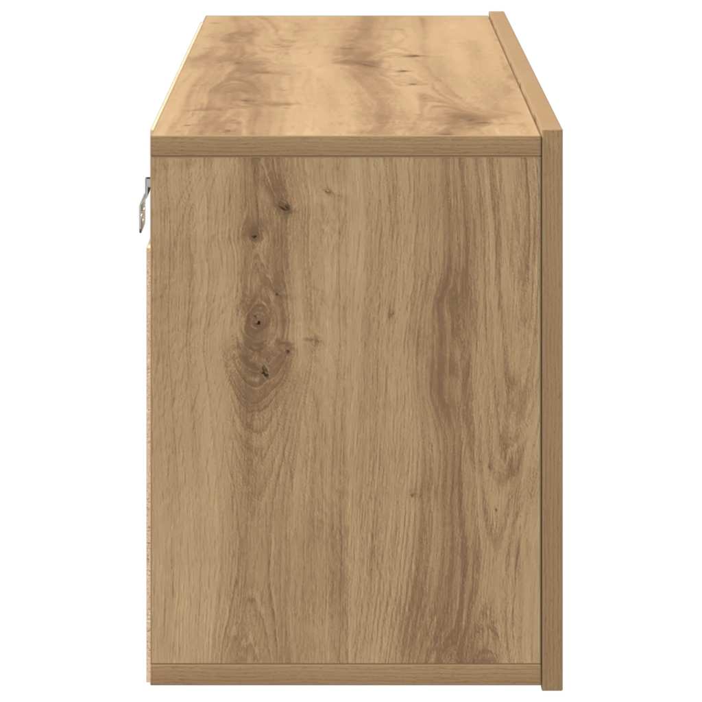 vidaXL Ντουλάπι Τοίχου Τηλεόρασης Τεχνίτης Δρυς 100 x 30 x 41 εκ