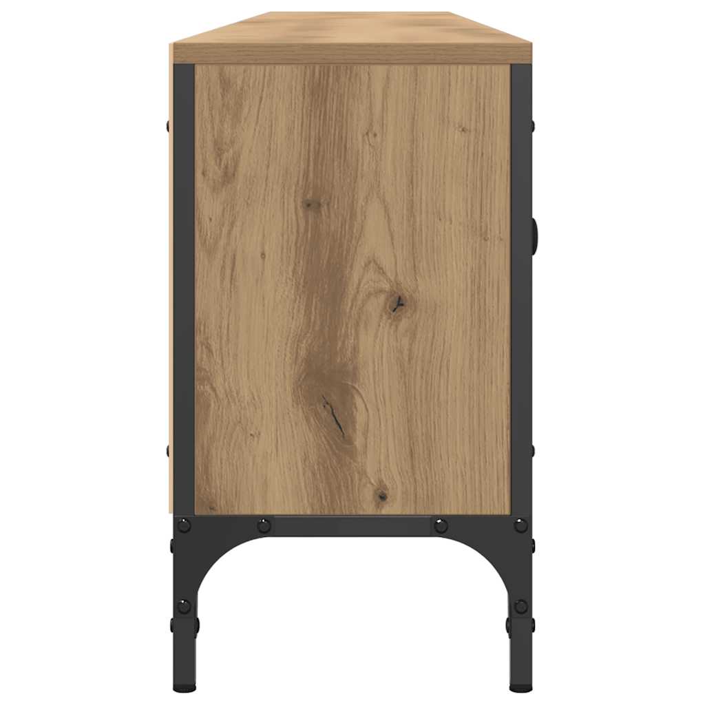 vidaXL Έπιπλο Τηλεόρασης με Συρτάρι Δρυς 200x25x44 εκ Επεξ. Ξύλο