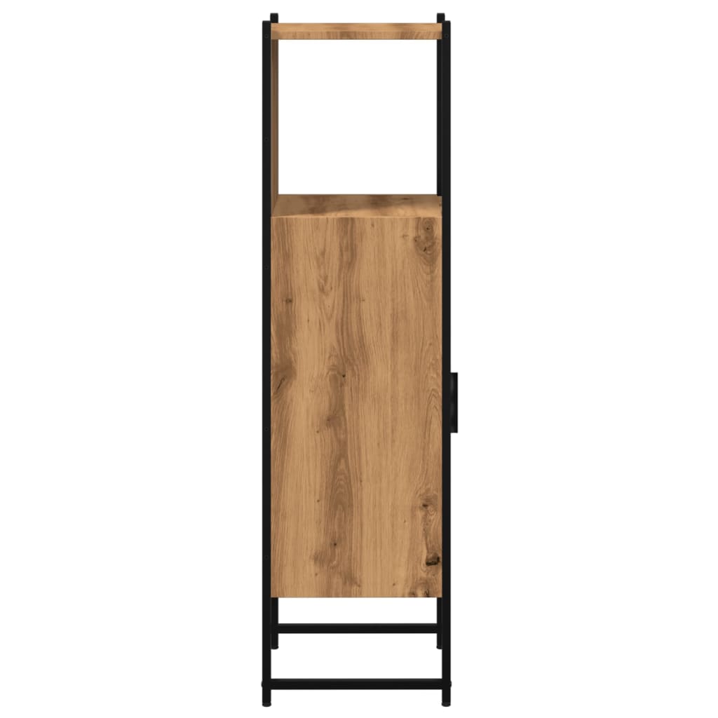 vidaXL Ντουλάπι μπάνιου Δρυς τεχνίτης 33x33x120,5 cm