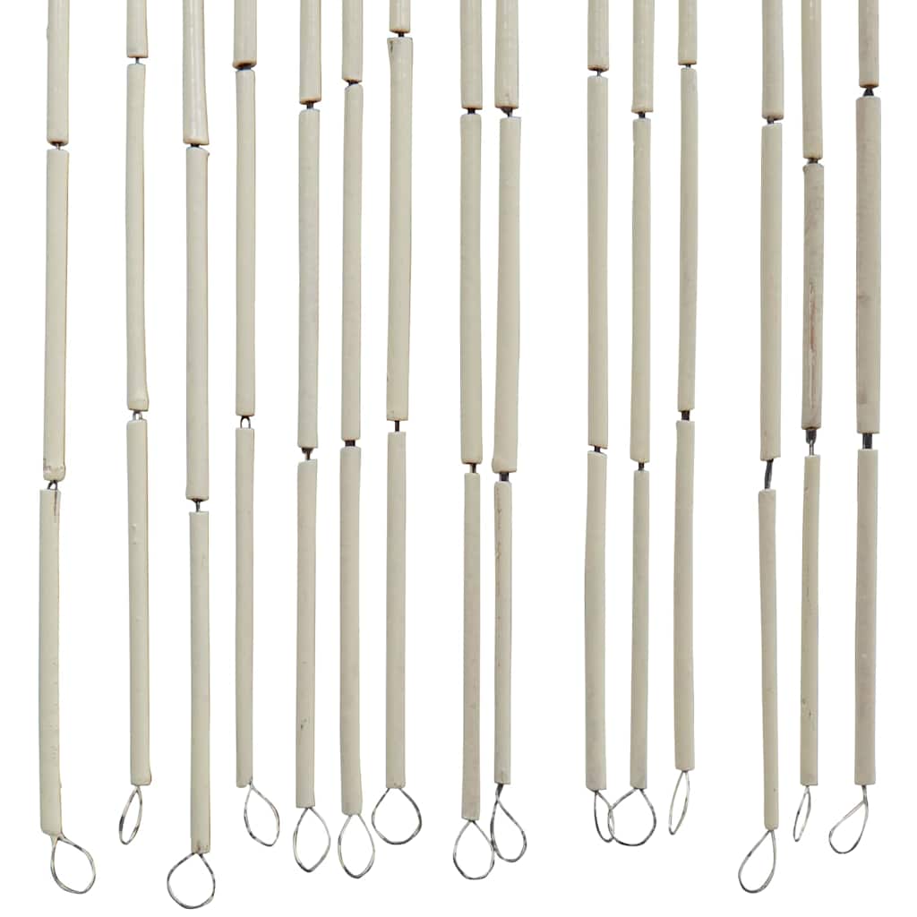 vidaXL Έντομο Κουρτίνα πόρτας Μπαμπού Εκτύπωση 90x220 cm Μπαμπού