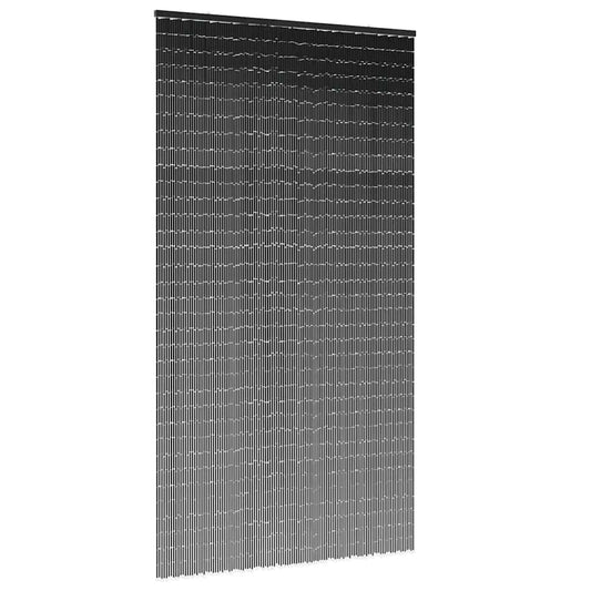 vidaXL Έντομο κουρτίνα πόρτας Σκούρο γκρι 120x220 cm Μπαμπού
