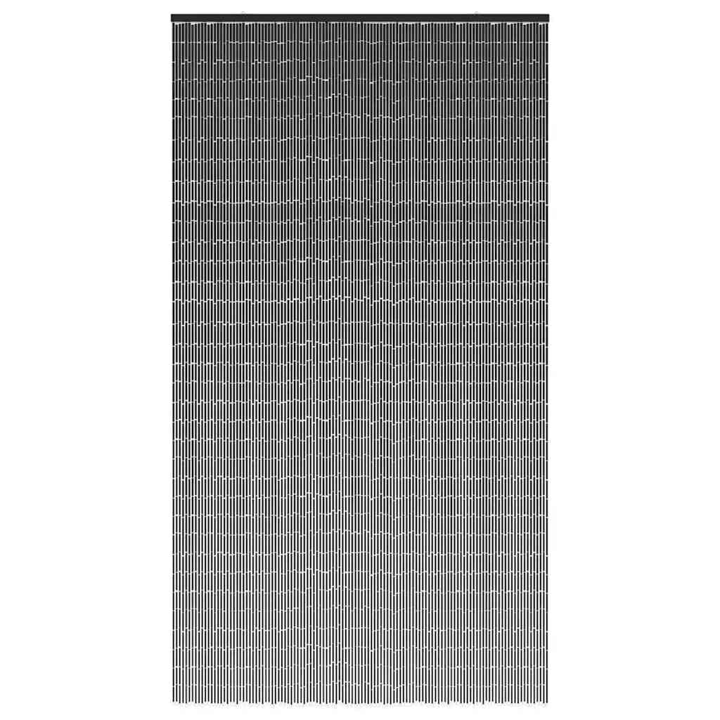 vidaXL Έντομο κουρτίνα πόρτας Σκούρο γκρι 120x220 cm Μπαμπού