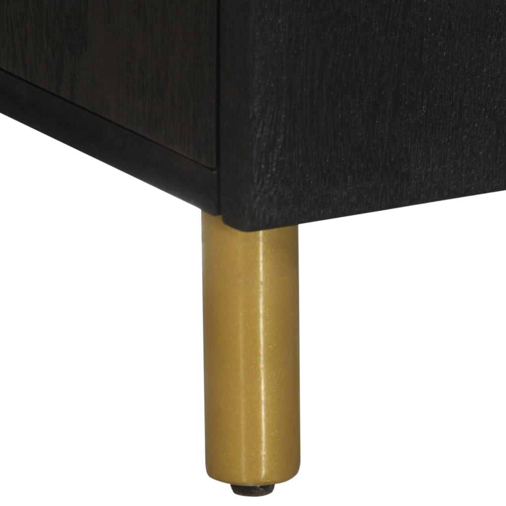 vidaXL Μπουφές Μαύρος 60x33x75 εκ. από Επεξεργασμένο Ξύλο