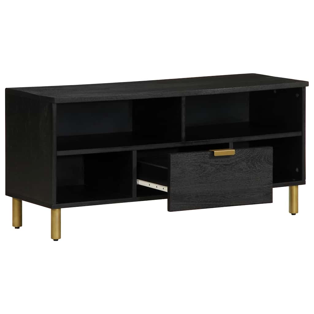 vidaXL Έπιπλο Τηλεόρασης Μαύρο 100x33x46 εκ. από Επεξεργασμένο Ξύλο