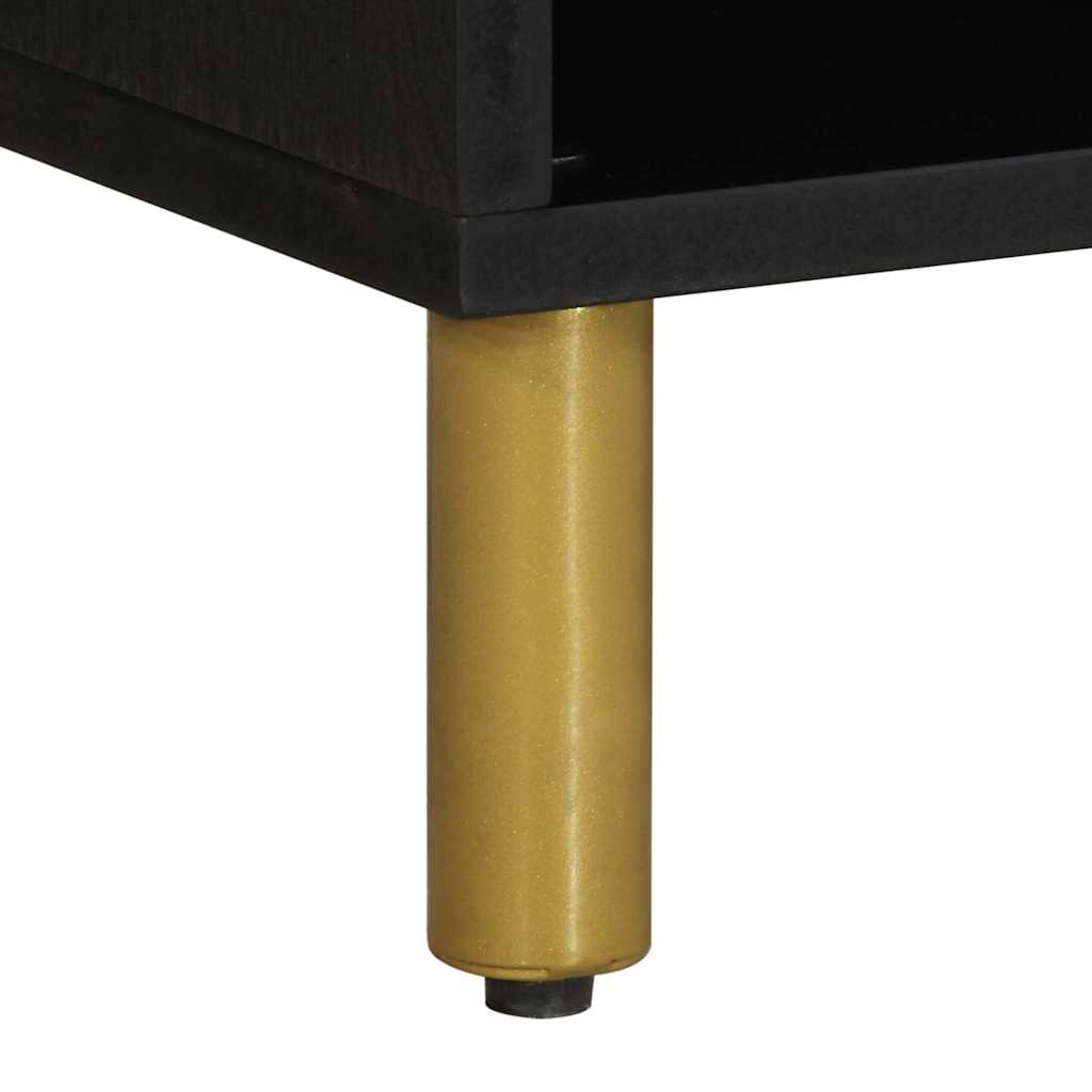 vidaXL Έπιπλο Τηλεόρασης Μαύρο 80 x 33 x 46 εκ. από Επεξεργασμένο Ξύλο