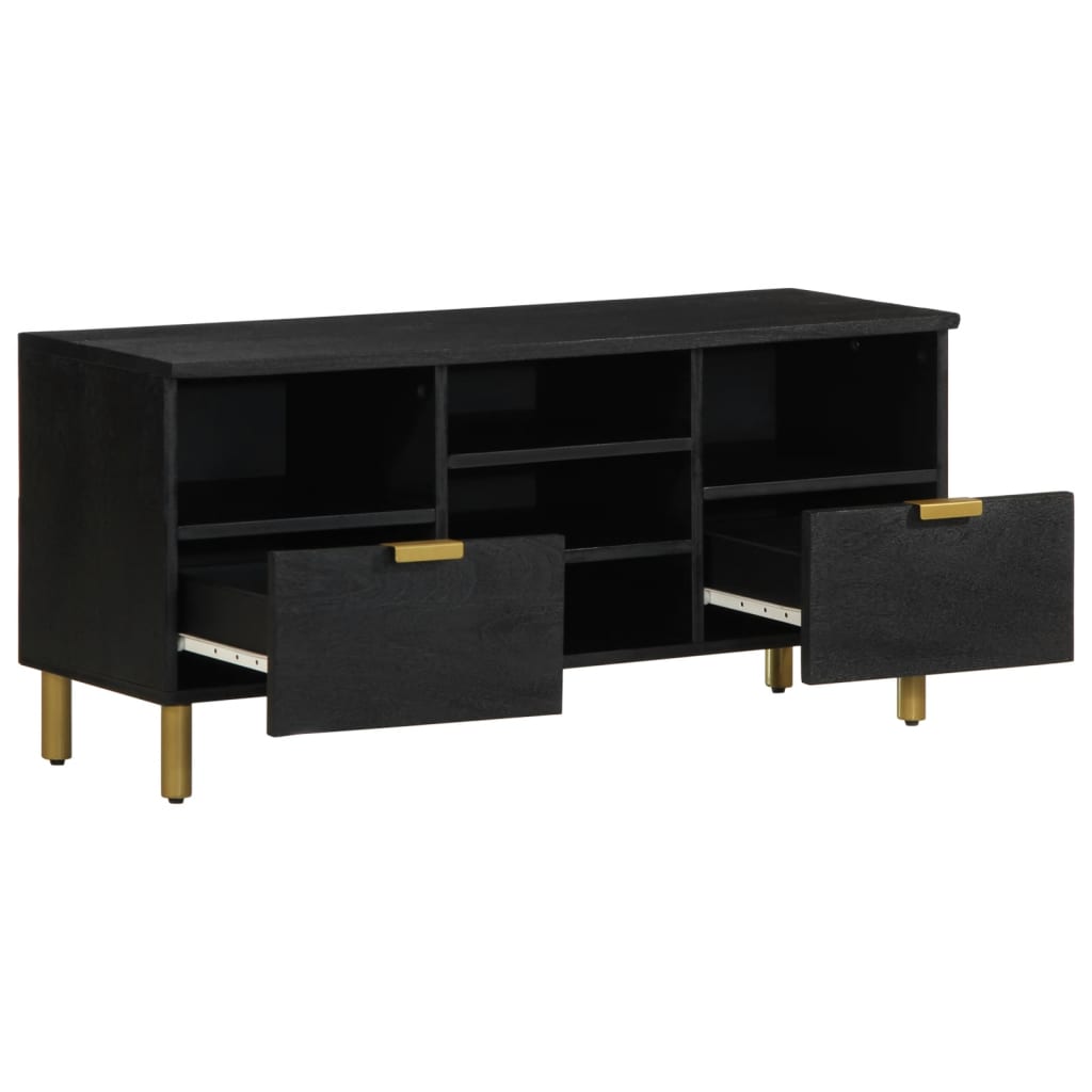 vidaXL Έπιπλο Τηλεόρασης Μαύρο 100x33x46 εκ. από Επεξεργασμένο Ξύλο