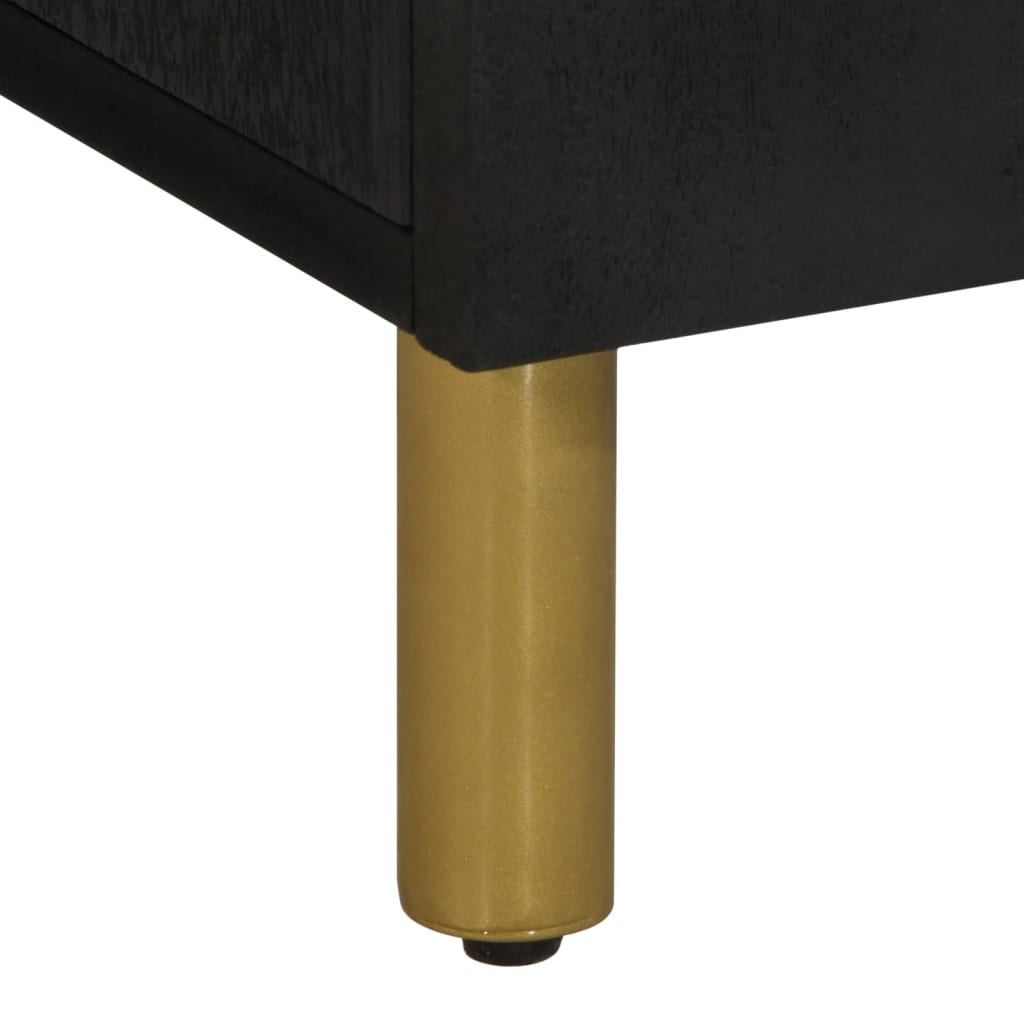 vidaXL Ντουλάπι Μπάνιου Μαύρο 62 x 33 x 58 εκ. από Επεξεργασμένο Ξύλο