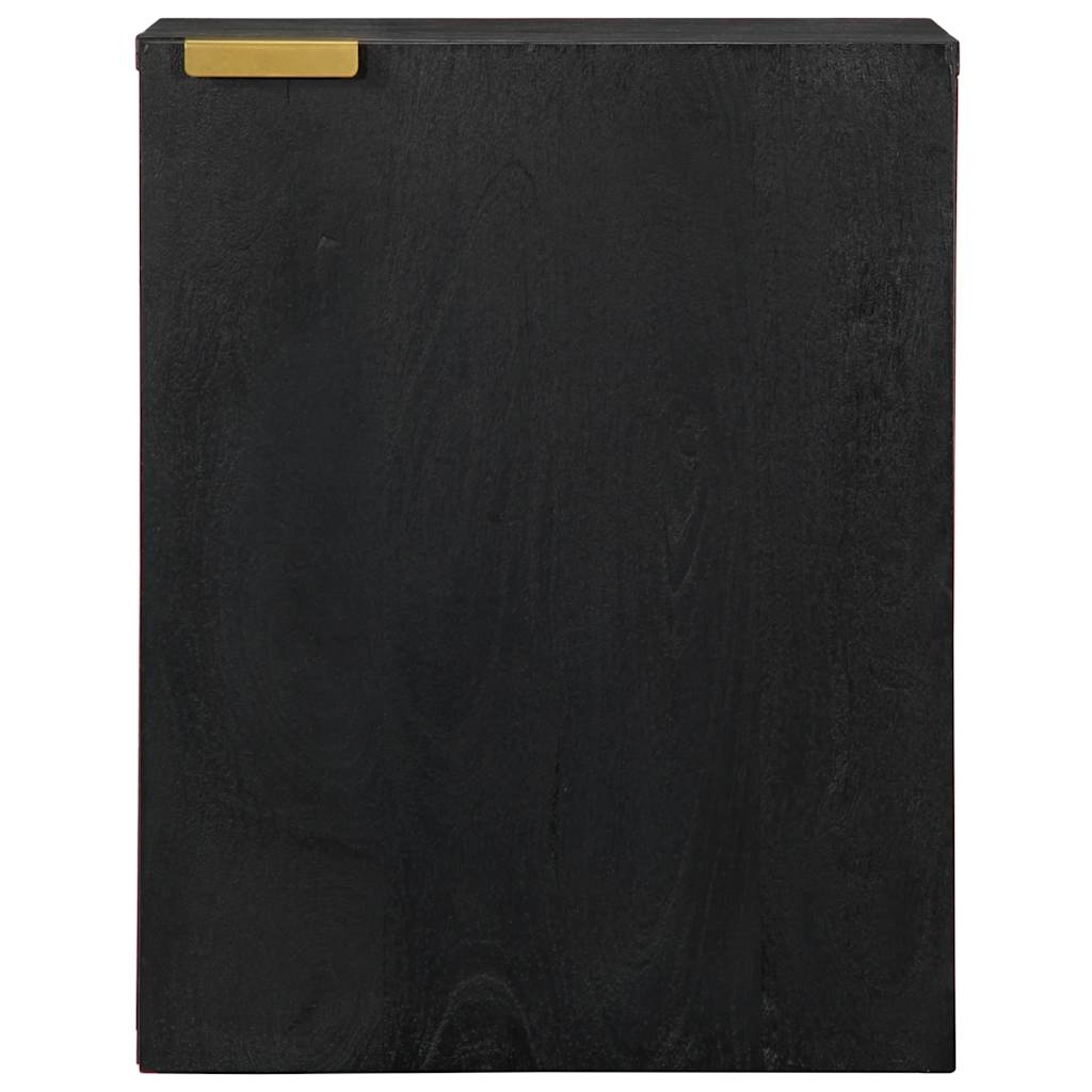 vidaXL Στήλη Μπάνιου Κρεμαστή Μαύρο 38x33x48 εκ. Επεξεργασμένο Ξύλο