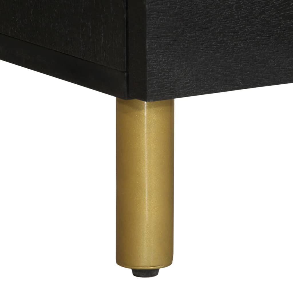 vidaXL Ντουλάπι Μαύρο 40 x 33 x 110 εκ. από Επεξεργασμένο Ξύλο