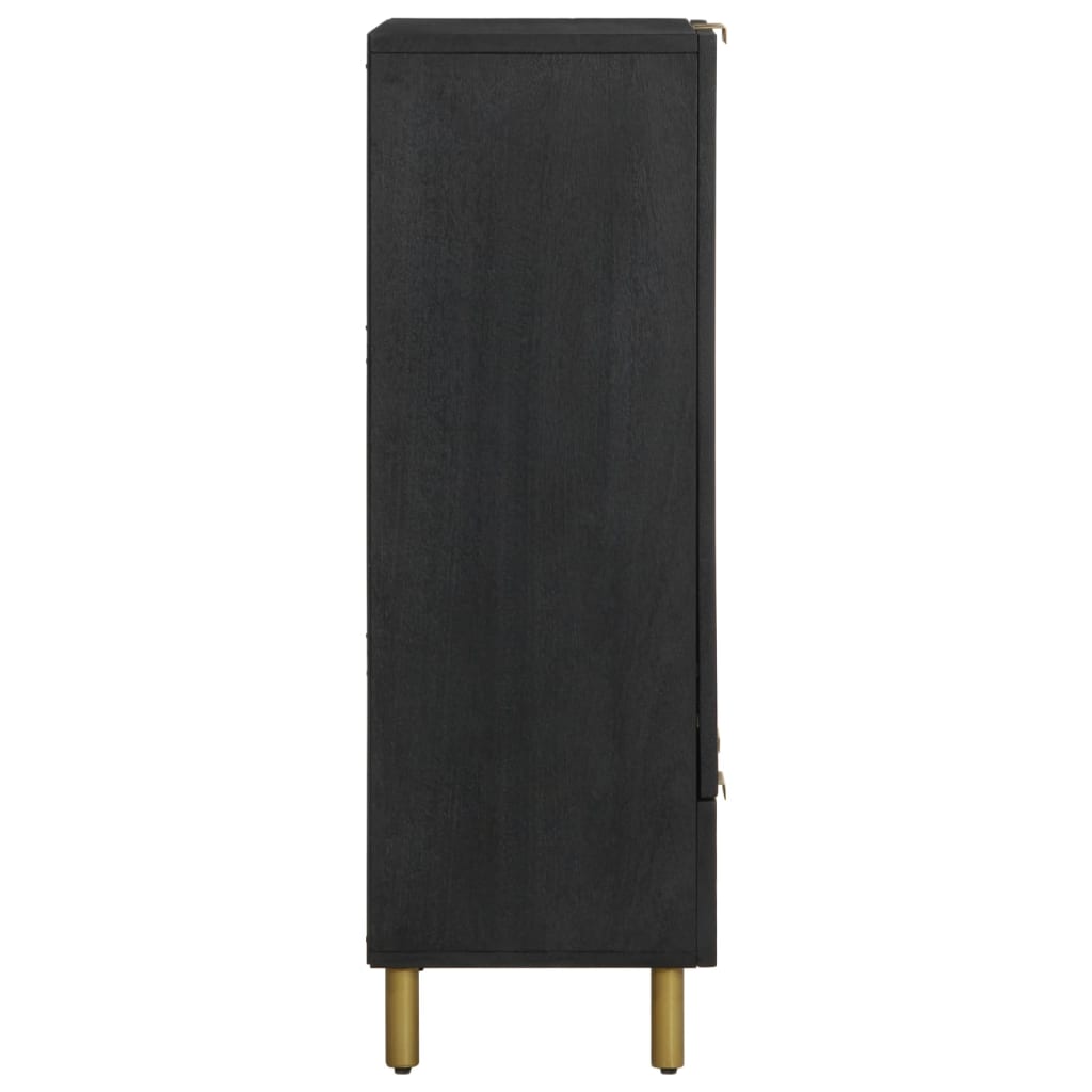 vidaXL Ντουλάπι Μαύρο 60 x 33 x 110 εκ. από Επεξεργασμένο Ξύλο