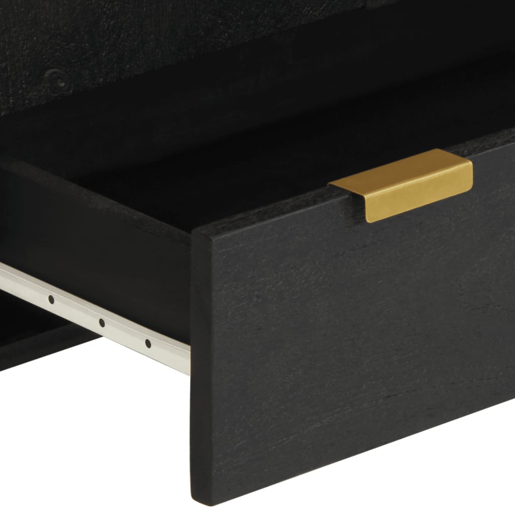 vidaXL Ντουλάπι Μαύρο 60 x 33 x 110 εκ. από Επεξεργασμένο Ξύλο