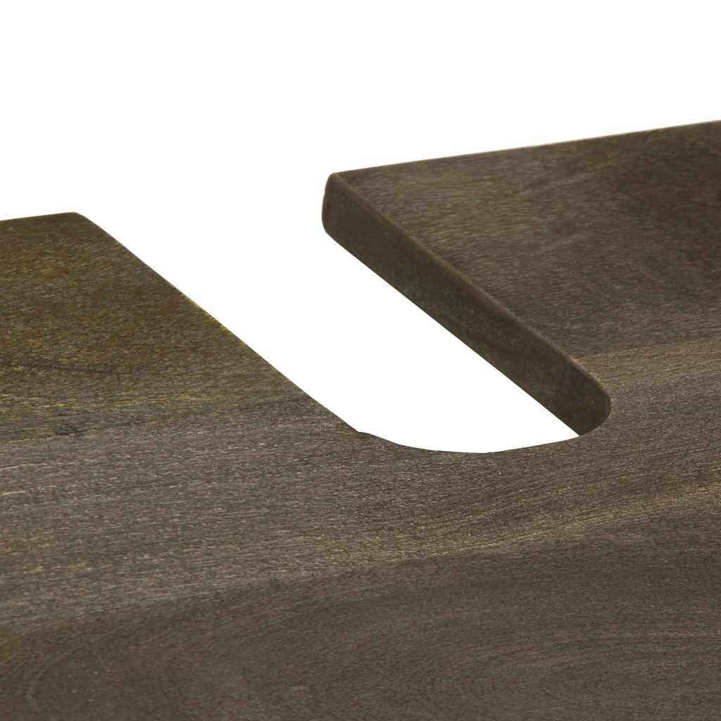 vidaXL νιπτήρας ντουλάπι μαύρο 62x33x58 cm μασίφ ξύλο Μάνγκο