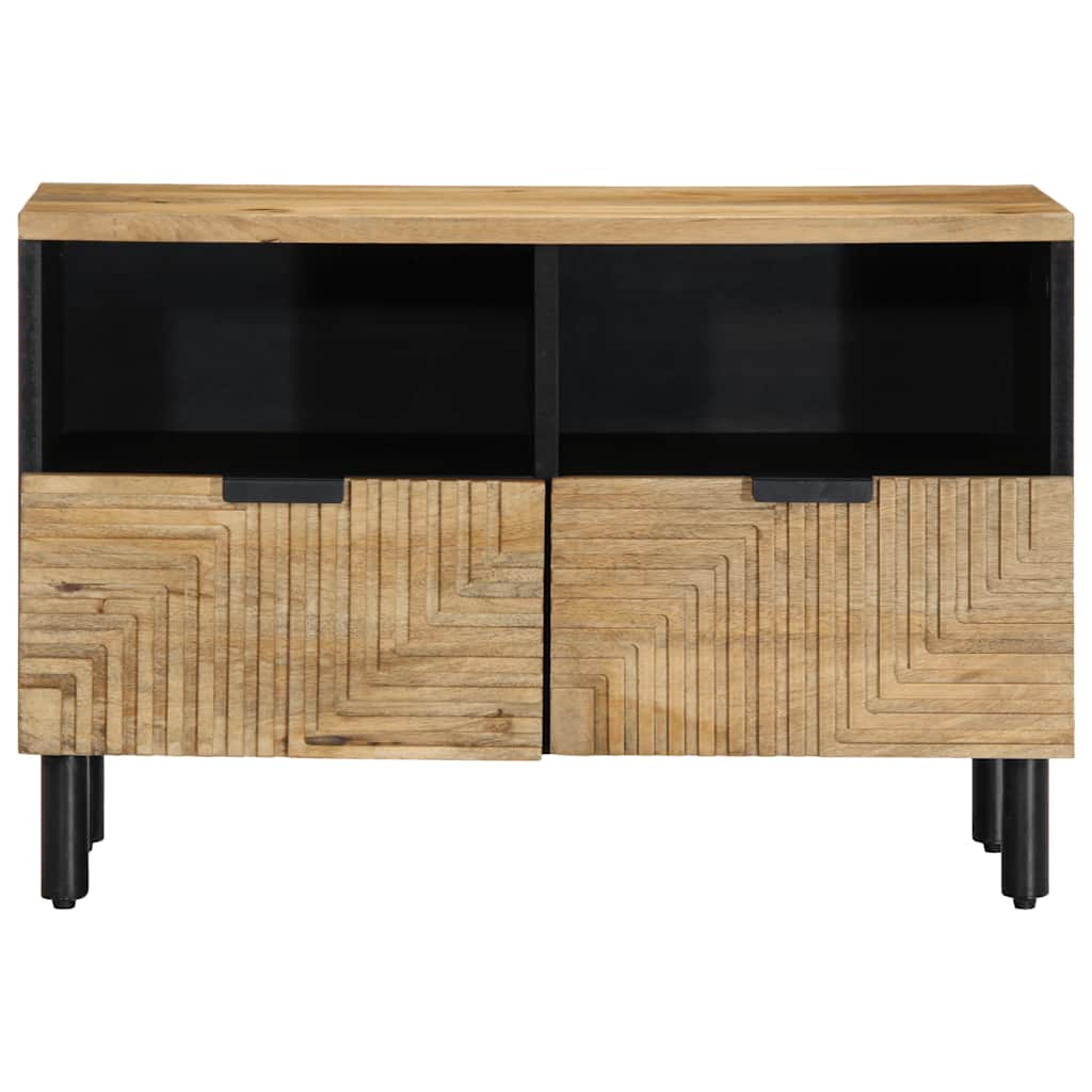 vidaXL Ντουλάπι τηλεόρασης καφέ 70x33x46 cm μασίφ ξύλο Mango